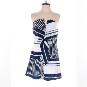 Women’s SHEIN size medium navy blue and white romper